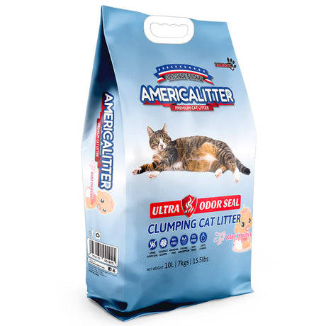 America Litter Odor Seal Olor Talco Bebe 15Kg