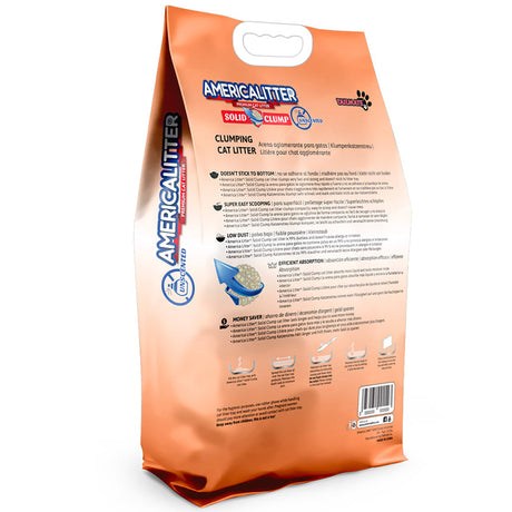 Arenas para Gatos America Litter Solid Clump 7Kg