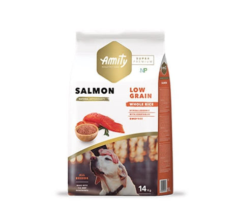 Amity Low Grain Salmon Adulto 14Kg