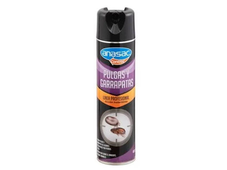 Anasac Control Pulgas Y Garrapatas Aerosol 440Cc