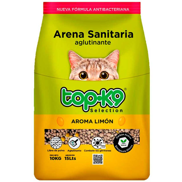 Arena Topk9 Aglutinante Aroma Limon 10 Kg