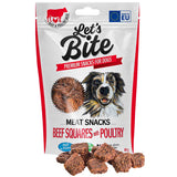  Let S Bite Snacks Beef Square With Poultry 80Gr