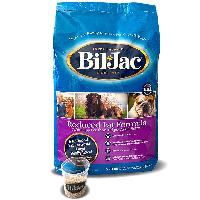 Low Fat Dog Bil Jac Reduced Fat Formula Bil Jac Small Breed Dog