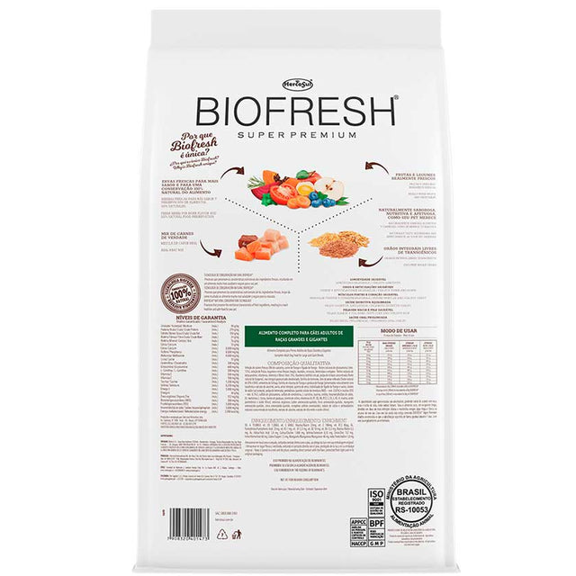 Biofresh Perros Adultos Razas Grandes Y Gigantes 15Kg
