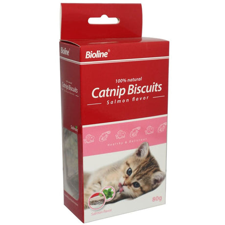 Bioline Galletas Con Catnip Para Gatos 80Gr