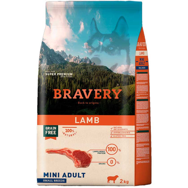  Bravery Dog Iberian Lamb Adulto Small 2Kg