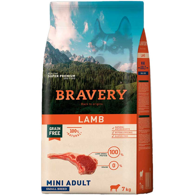Bravery Dog Iberian Lamb Adulto Small 7Kg