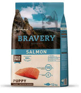 Bravery Salmon Puppy Large Medium 4Kg