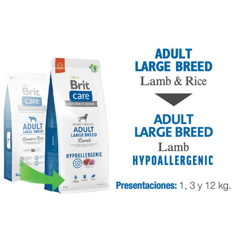 Brit Care Adult Large Lamb Hypoallergenic 1Kg