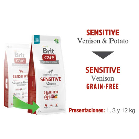Brit Care Dog Adult Sensitive Venado 3Kg