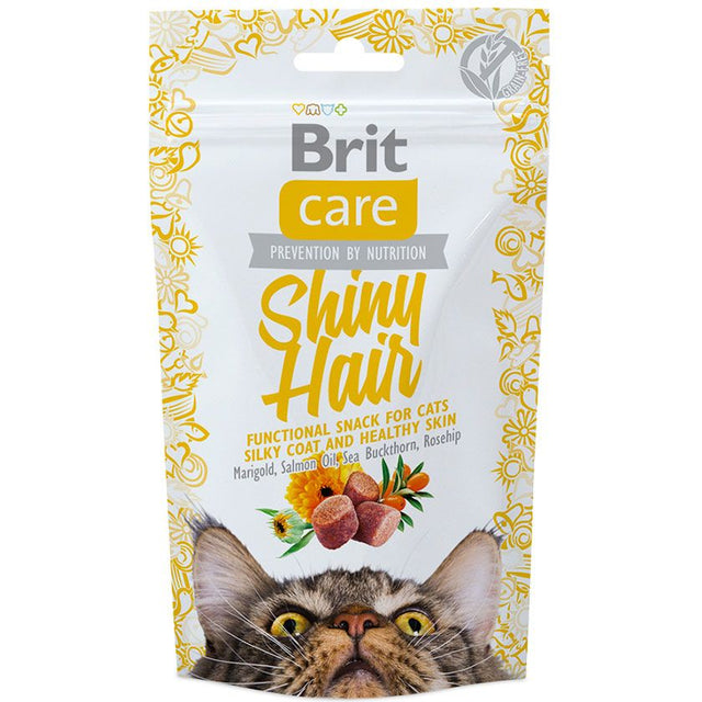  Brit Care Cat Snack Shiny Hair 50Gr