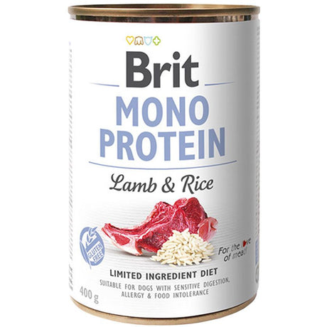Alimento para Perros Brit Care Mono Protein Cordero Y Arroz 400Gr
