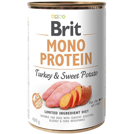 Brit Care Mono Protein Pavo Y Papa Dulce 400Gr