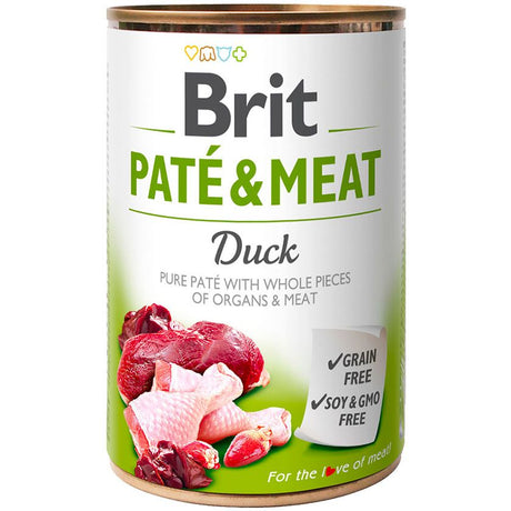Alimento para Perros Brit Care Pate Meat Duck 400Gr