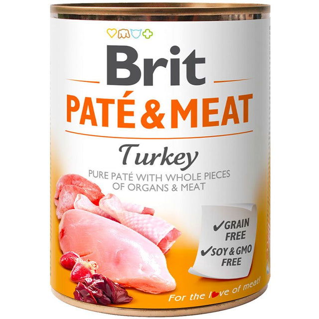  Brit Care Pate Meat Turkey 800Gr