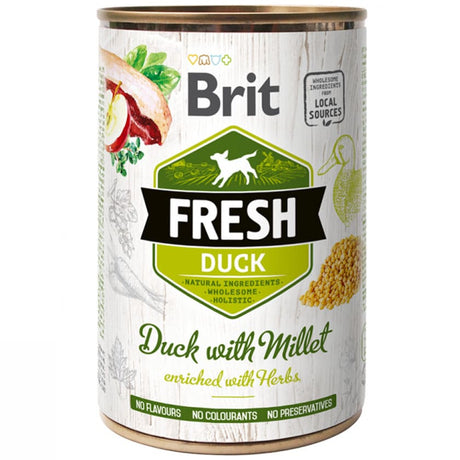 Alimento para Perros Brit Fresh Perros Duck With Millet 400Gr