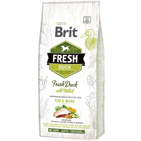 Brit Fresh Duck With Millet Adult Active Run And Work 12Kg