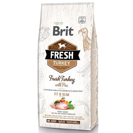 Brit Fresh Pavo Y Guisantes Perros Con Sobrepeso 12Kg