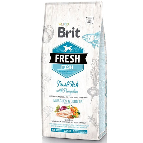 Brit Fresh Pescado Y Calabaza Perros Adultos De Raza Grande 2 5Kg
