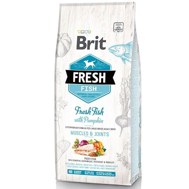 Brit Fresh Pescado Y Calabaza Perros Adultos De Raza Grande 2 5Kg