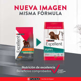 Purina Excellent® Cachorros Razas Medianas Y Grandes 15Kg