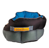 Gigwi Place Cama Cuadrada Gris Con Azul Large