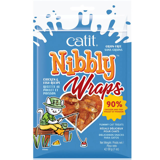  Cat It Nibbly Wraps Pollo Y Pescado 30Gr