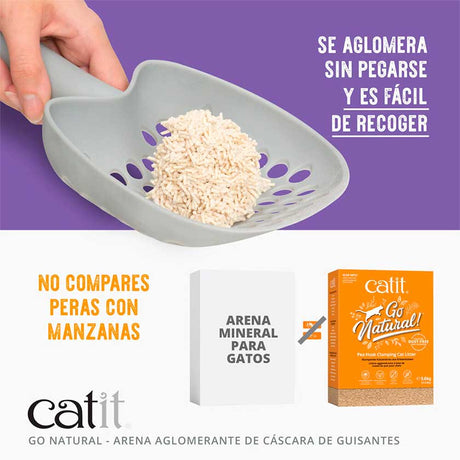Arenas para Gatos Catit Go Natural Arena Con Aroma A Vainilla 5 6 Kg