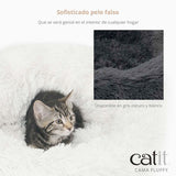 Catit Cama Para Gatos Fluffy Gris