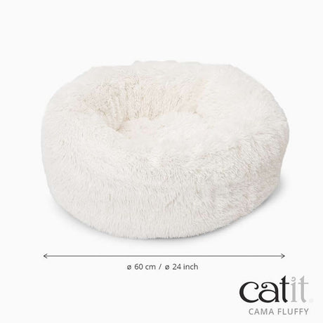 Catit Cama Para Gatos Fluffy Blanca