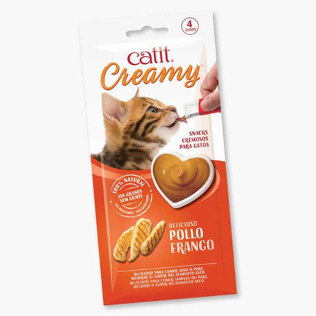 Mundo para Gatos Catit Creamy Pollo 40Gr