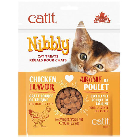 Alimento para Gatos Cat It Nibbly Snack Pollo 90Gr