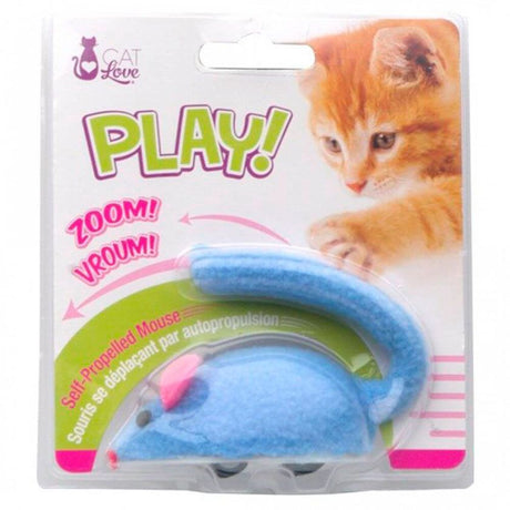 Accesorios para Gatos Cat Love Raton Mecanico Azul
