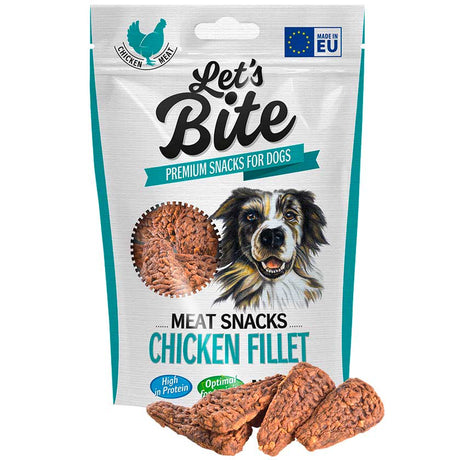 Let S Bite Meat Snacks Chicken Fillets 80Gr