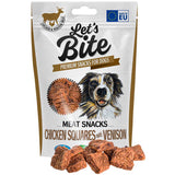  Let S Bite Meat Snacks Chicken Squares With Venison 80Grs