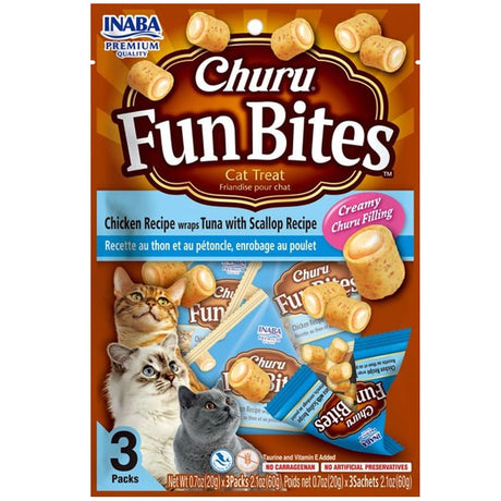Churu Fun Bites Atun Y Ostiones 60Gr