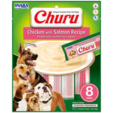  Churu Para Perros Sobre 8 Tubitos Sabor Pollo Con Salmon