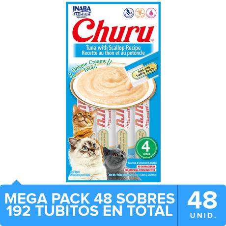 Ciao Churu Cat Mega Pack Caja 48Un Atun Y Ostiones Usa 604