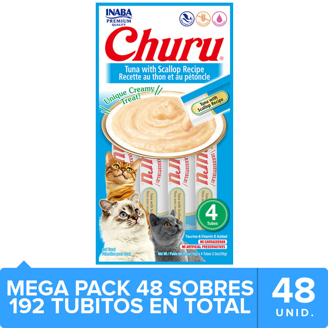  Ciao Churu Cat Mega Pack Caja 48Un Atun Y Ostiones Usa 604