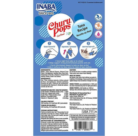 Inaba Ciao Churu Pops Atun 4 Tubitos 60Gr