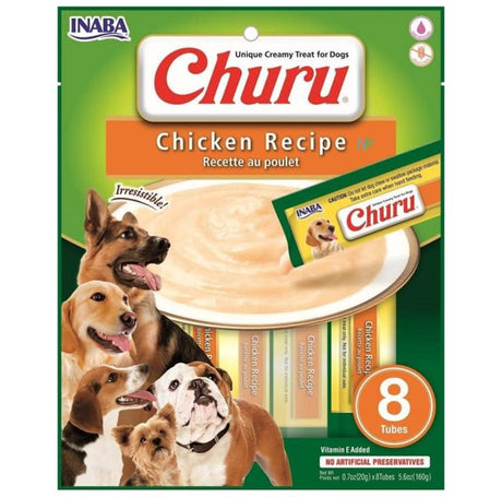 Alimento para Perros Churu Para Perros Sobre 8 Tubitos Sabor Pollo
