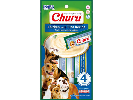 Inaba Ciao Churu Dog Pollo Con Atun 56Gr