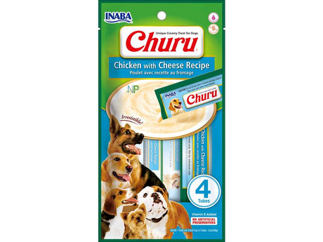 Inaba Ciao Churu Dog Pollo Con Queso 56Gr