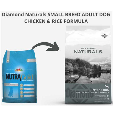 Diamond Naturals Dog Senior Chicken Egg Oatmeal 7 5Kg