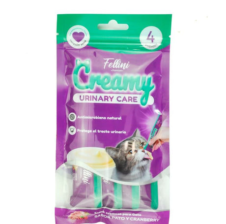 Snack Gato Fellini Creamy Pato Y Cranberry 60 Gr