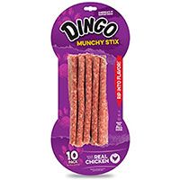 Snacks y Premios para Perros Dingo Munchy Stick 10 Unidades 90Gr