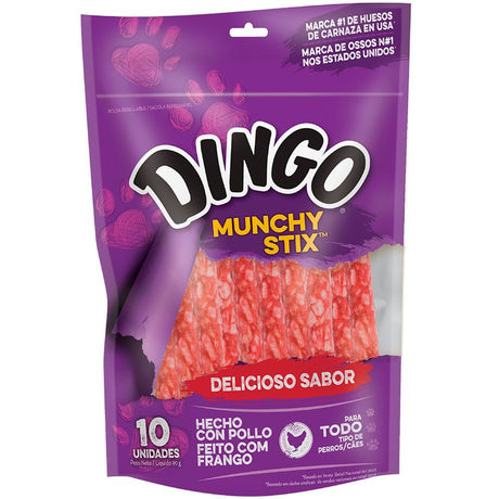Snacks y Premios para Perros Dingo Munchy Stick 10 Unidades 90Gr