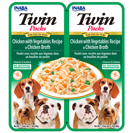 Twin Packs Dog Pollo Y Vegetales 80Gr