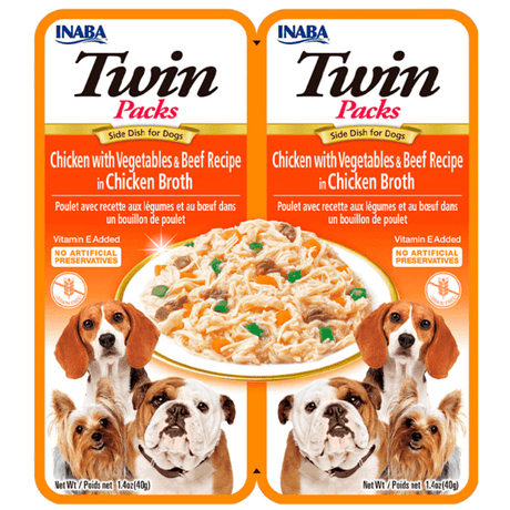 Twin Packs Dog Pollo Vegetales Y Carne 80Gr