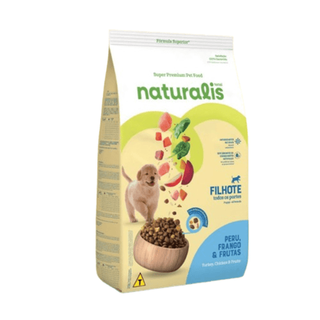 Naturalis Perro Cachorro Pollo Pavo Y Frutas 10 1Kg